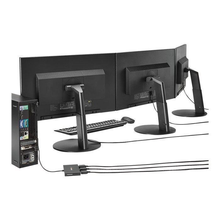 Répartiteur vidéo/audio - STARTECH.COM - MSTMDP123HD - Mini DisplayPort vers 3x HDMI - Hub MST - Noir