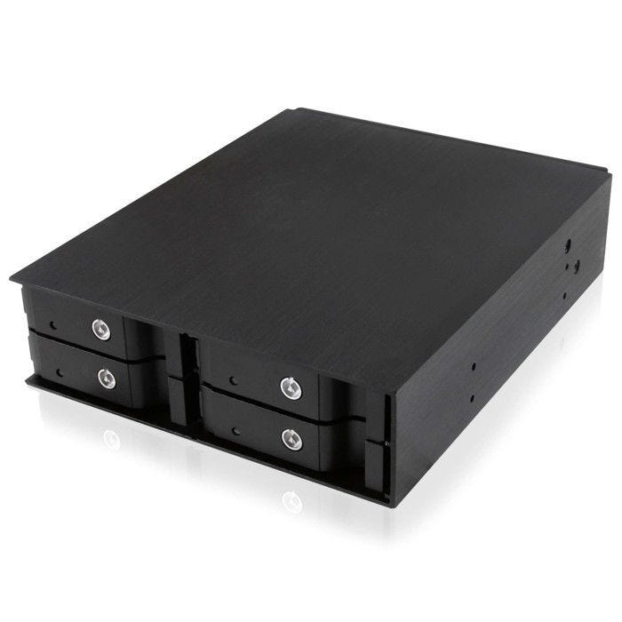 Compartiment pour lecteur de stockage - RaidSonic - IB-2240SK - 2.5" - Noir - USB 3.0