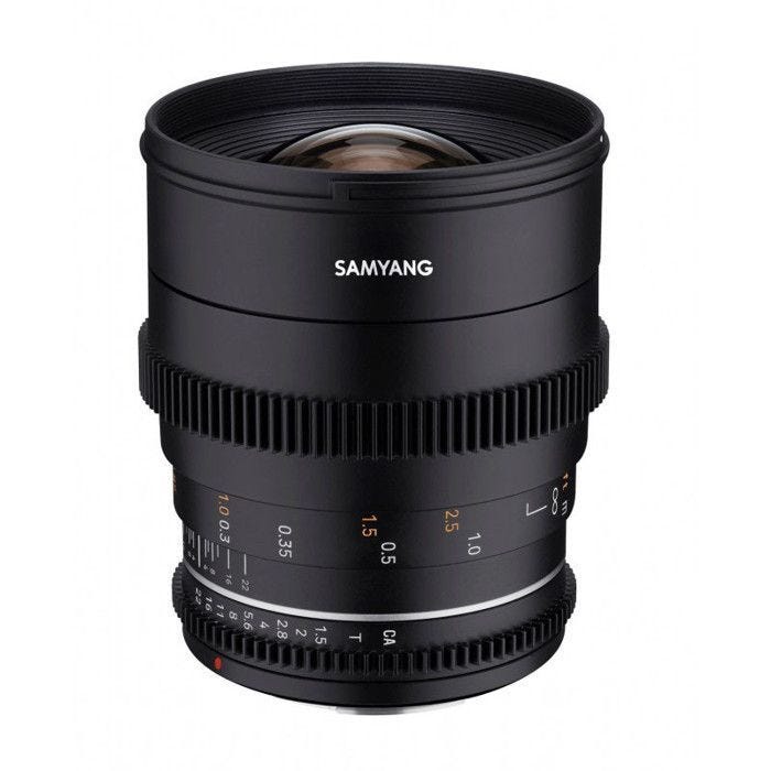 Samyang objectif vidéo vdslr 24mm t1.5 mk2 compatible avec canon ef