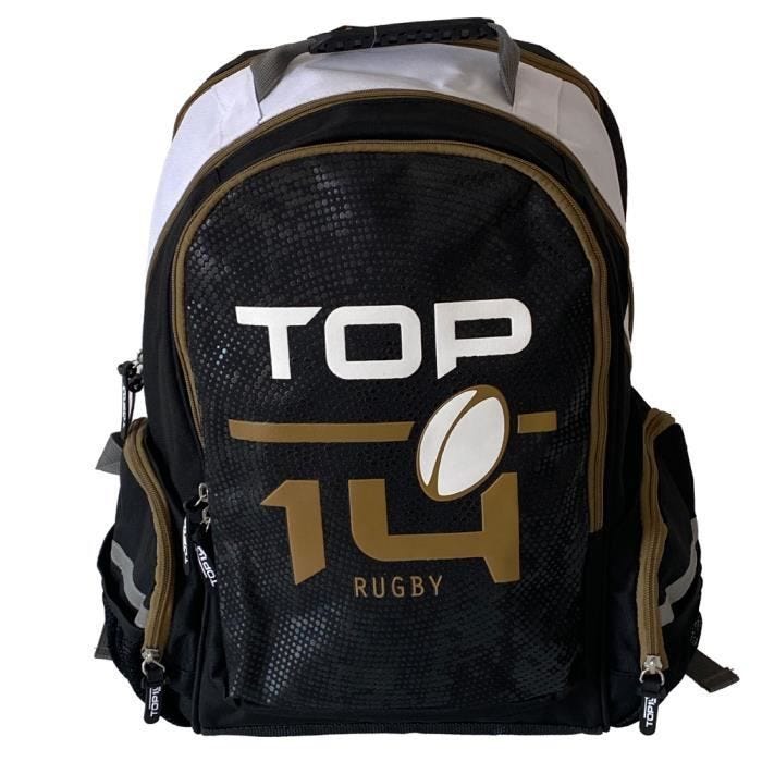 Sac à bretelles TOP 14 - Noir - Toile - Adulte - Dos - Mixte - Primaire