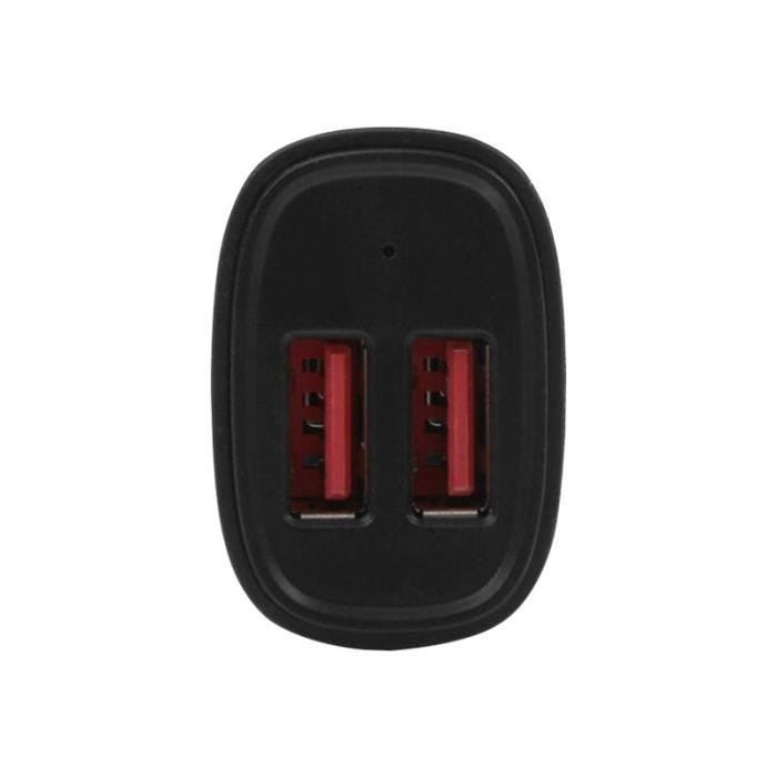 StarTech.com Chargeur de voiture USB à 2 ports - Haute puissance (24 W/4,8 A) - Noir (USB2PCARBKS)