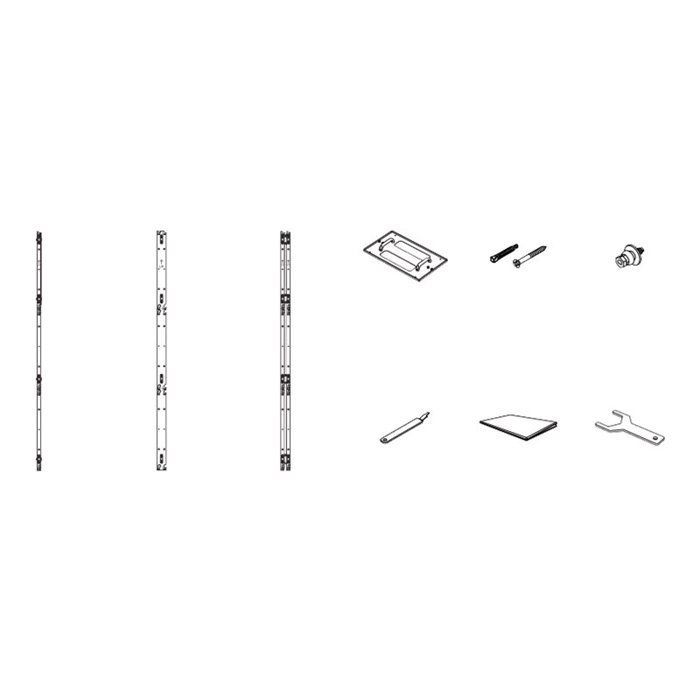 Kit de support d'installation - Samsung - Smart - Couleur blanche - Poids 90 g