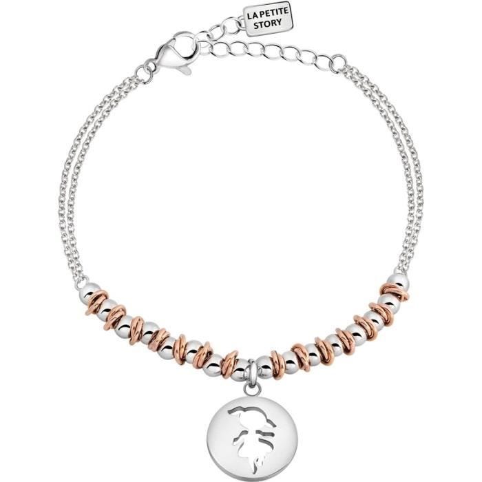 Bracelet - Histoire La Petite - LPS05AQL03 - Acier inoxydable - Fille - Rose