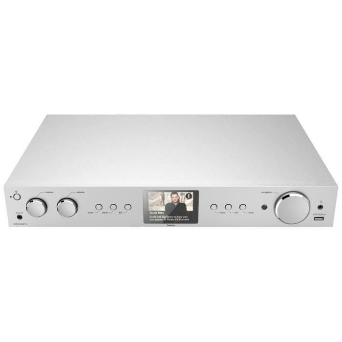 Radio de table - Hama - DIT2105SBTX - DAB+, FM, Bluetooth - USB - Argent