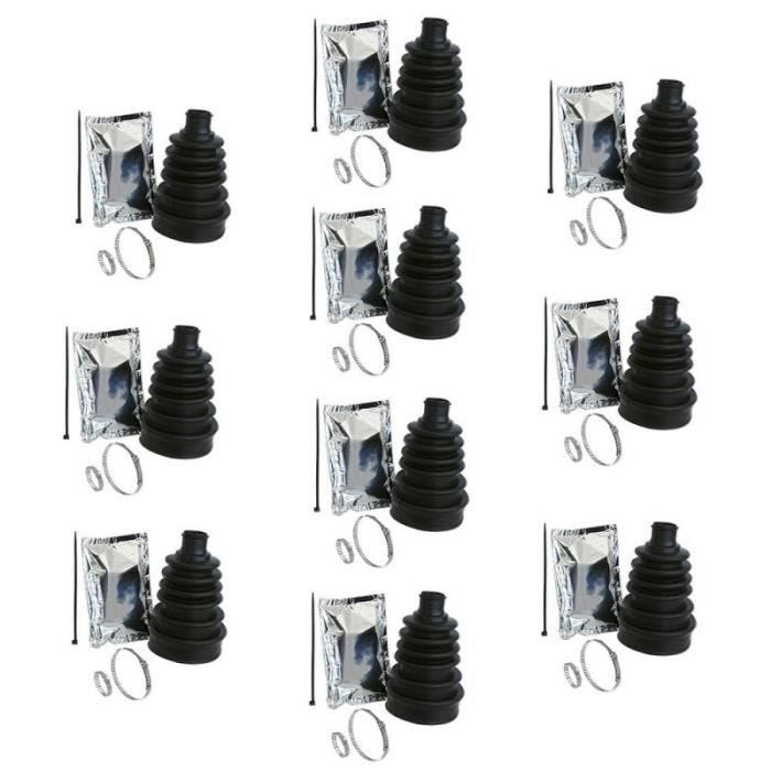 Soufflet de cardan coté roue lot de 10 soufflets avec accessoires véhicules légers