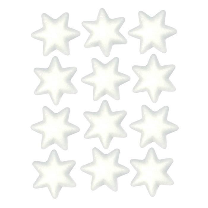 Etoile polystyrène - LePolystyrène - 3,5 cm - 12 pcs
