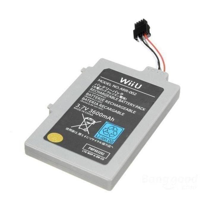 Batterie - Nintendo - Wii U Gamepad - 3600 mAh - Longue durée - Compatible toutes consoles