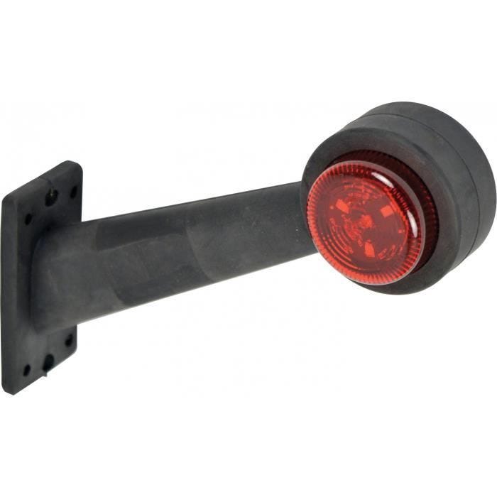 Feu de position - Carpoint - Largeur 200 mm - Droit - LED - Noir - Rouge/Blanc