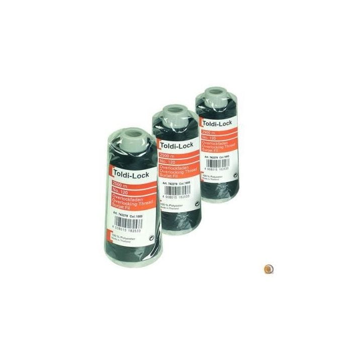 couleur : noir - Fil cône Surelock Surjet 100% …