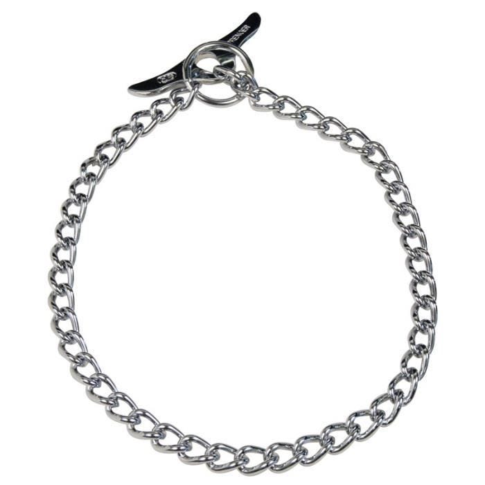 Herm Sprenger - Collier étrangleur, poils courts, acier chromé Unique
