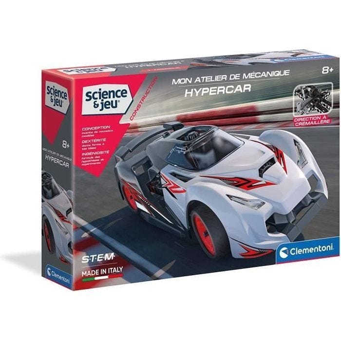 Clementoni - Science & Jeu - Hypercar à construire