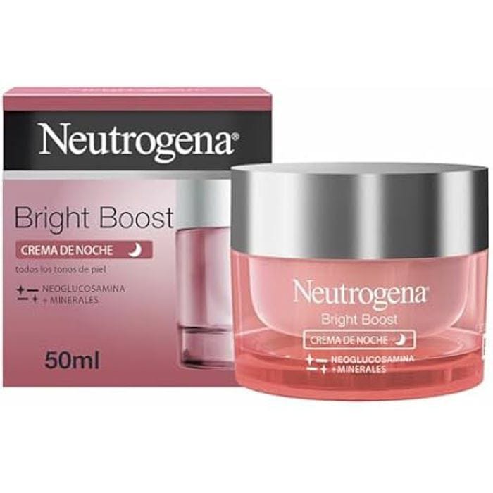 Crème de Nuit - NEUTROGENA - Bright Boost - 50 ml - Tous types de peau - Texture Crème