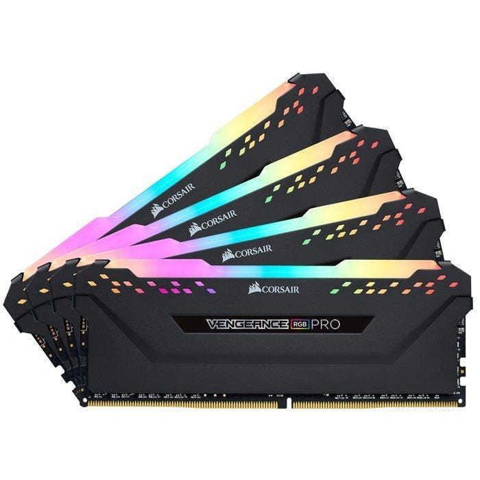 RAM DDR4 3600 MHz - CORSAIR - Vengeance RGB PRO - 128 Go - CL18 - Quad Channel