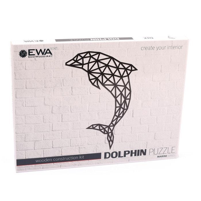Puzzle Mural En Bois - Dauphin 84,2 Cm