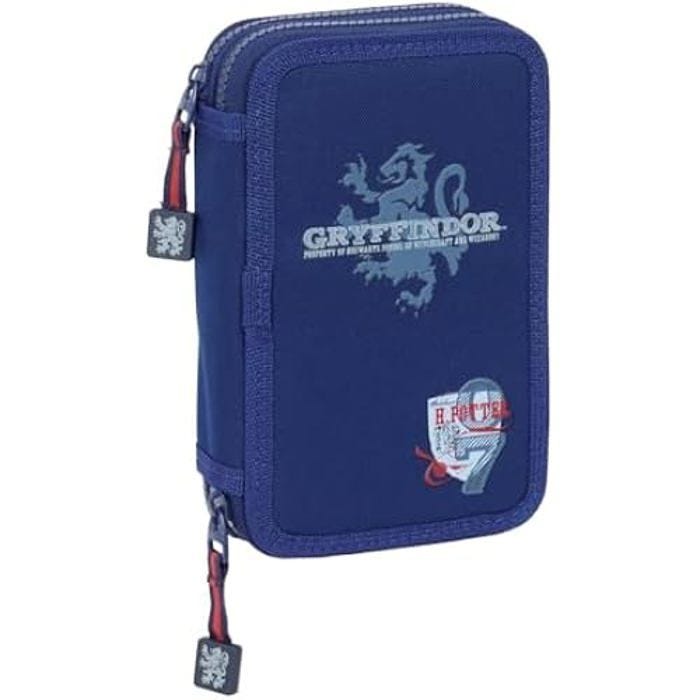 Trousse scolaire - SAFTA - HARRY POTTER CAPTAIN - 29 outils inclus - Confortable - Pour enfants de 5 à 14 ans