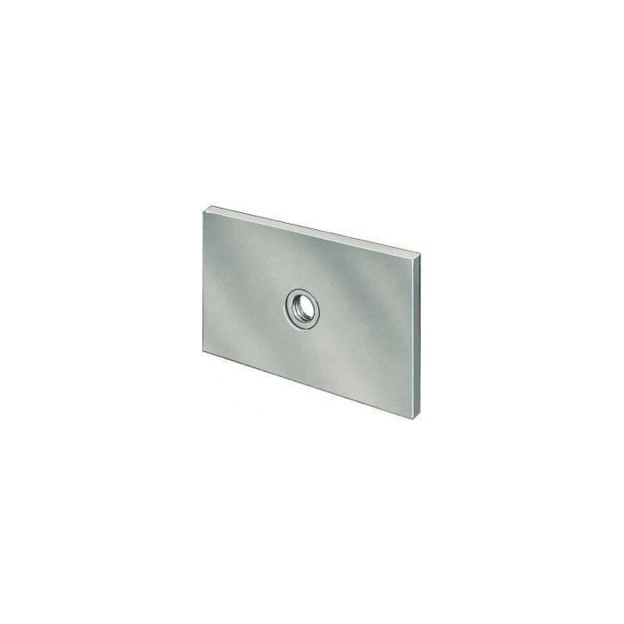 Platine de fixation - Universel - Harnais de compétition - 7/16 filetage - Gris - 5cm x 8cm