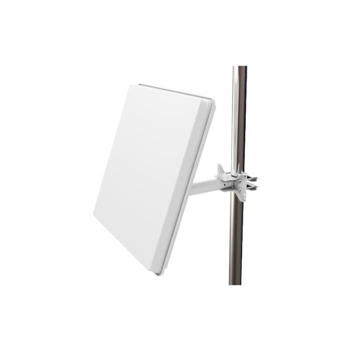 Antenne Parabole - SELFSAT - H50D2 - 2 Sorties LNB - Gain 36,1 dB - Dimensions 517x517x60 mm
