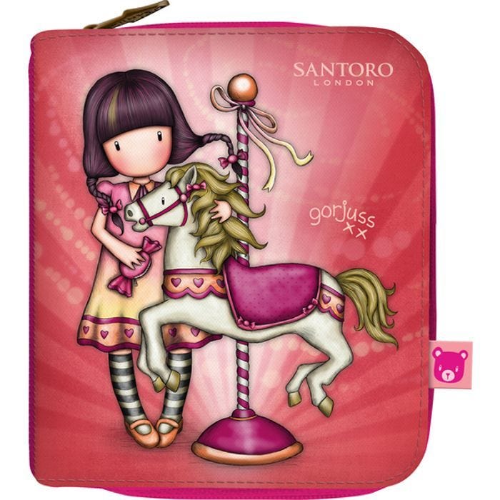 Portefeuille Gorjuss Carousel Saumon (10 x 12 x 3 cm)