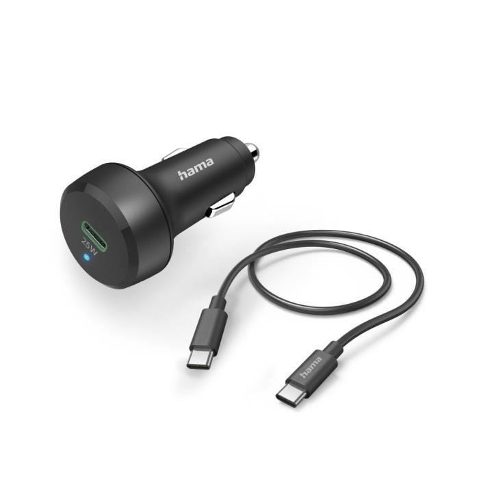 Kit de charge - USB-C - 25 Watt - Noir - Universel - Allume-cigare
