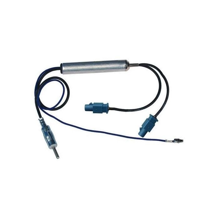 Adaptateur d'antenne - Caliber ANT631D - 2x Fakra à DIN 250 x 15 x 15 mm Argenté