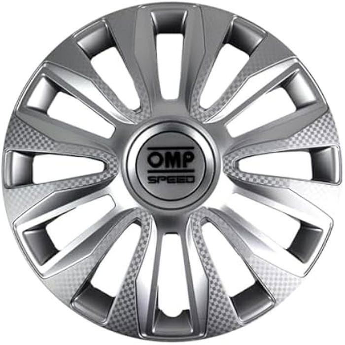 Enjoliveurs - OMP - OMPS07011323 - Auto-adhésifs - Argent Mat - ABS