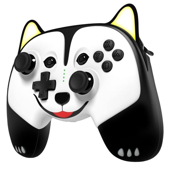 SPIRIT OF GAMER NOA Manette Switch Sans Fil Bluetooh - Manette de Jeu Nintendo pour Enfant - 2 Boutons Programmables