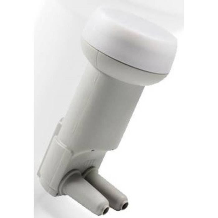 LNB twin - Smart - TET - Résistant aux intempéries - Couleur noire - Type twin