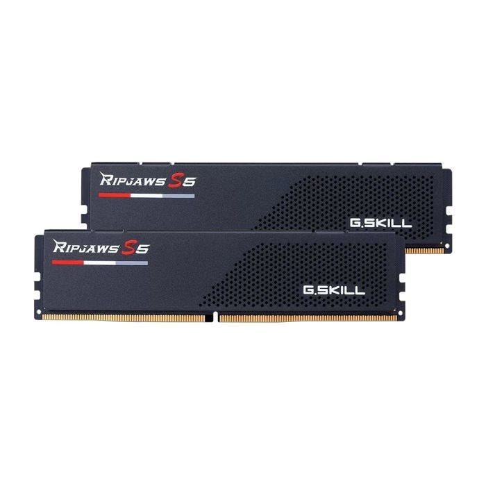 G.Skill RipJaws S5 Low Profile 64 Go (2 x 32 Go) DDR5 6800 MHz CL34 - Noir - Kit Dual Channel 2 barrettes de RAM DDR5 PC5-54400 - F5