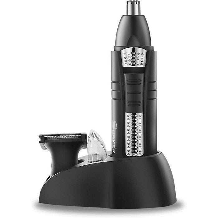 Tondeuse - Rechargeable - Nez, Oreilles, Moustache - Sans fil - Accessoires inclus - Nettoyage facile