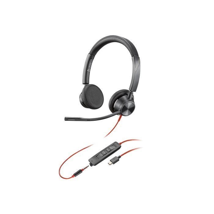 Casque - HP - Blackwire 3325 - USB-C - 3.5mm - Filaire - Micro intégré