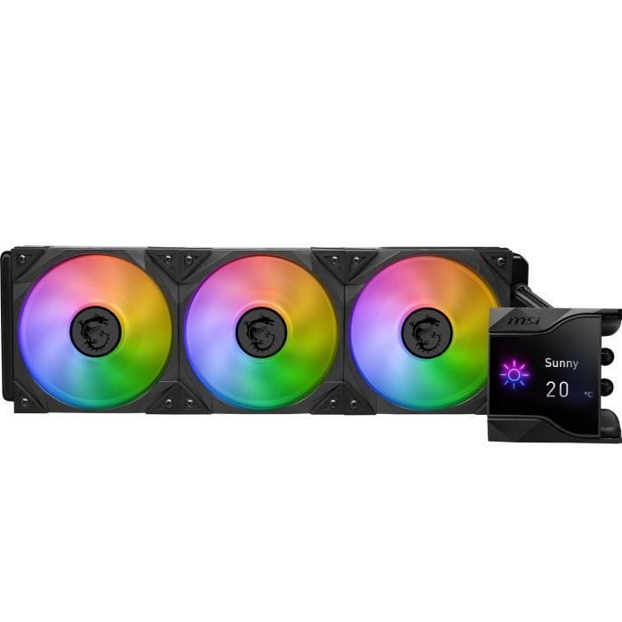 Refroidissement liquide pour processeur - MSI - MPG CORELIQUID D360 - 360 mm - 27 mm - 2500 RPM