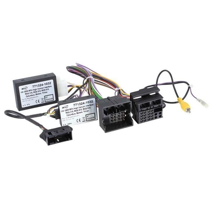 RGB Interface High VW OEM Camera de recul 2009 > NTSC