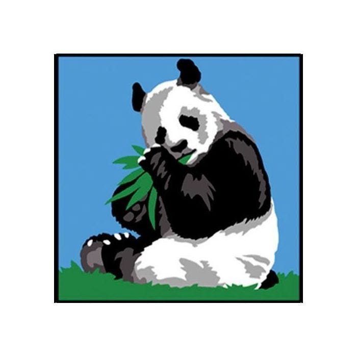 Kit canevas soudan enfant : Panda