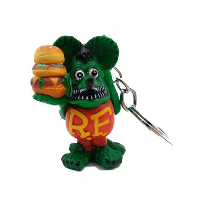 Porte-clé 3D - Ed Roth - Rat Fink - Plastique et Métal - 11.5 cm - Produit Officiel