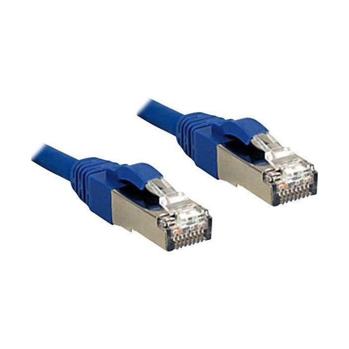 Câble réseau en cuivre LINDY 6A S/FTP LSOH 500MHz 30m Bleu