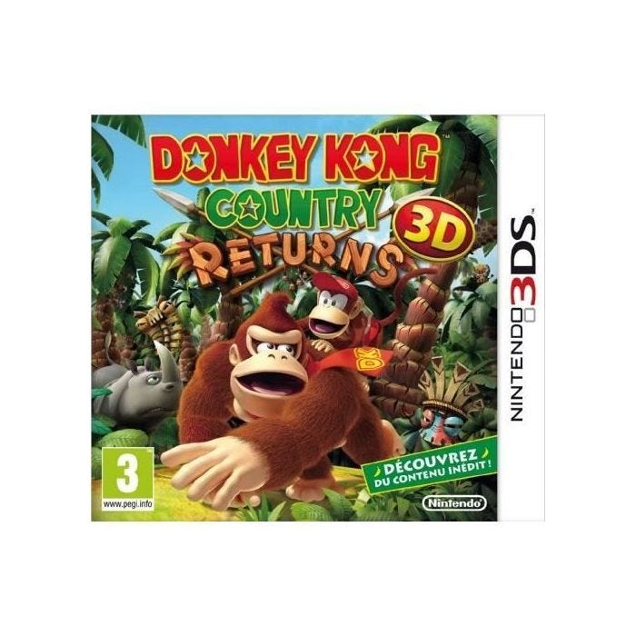 Jeu vidéo - Nintendo - Donkey Kong Country Returns - Cartouche - Standard - Plateforme