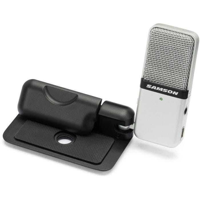Samson GO MIC Directivité sélectionnable (cardioïde/omnidirectionnelle) - réponse en fréquence cardioïde (80Hz-18kHz),