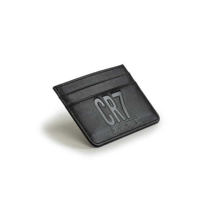 Porte cartes - Cristiano RONALDO - CR7 - Cuir - 5 compartiments - Noir