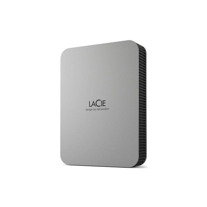 Disque dur externe LaCie Mobile Drive Moon Silver USB-C STLP5000400 - 5To