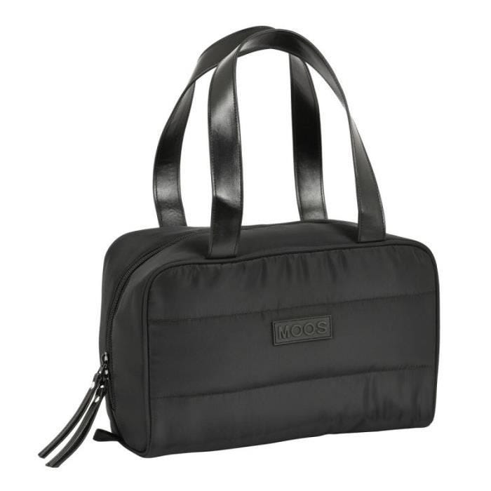 Trousse de Toilette - Moos - Negro - Rembourrée - Souple - Zippée