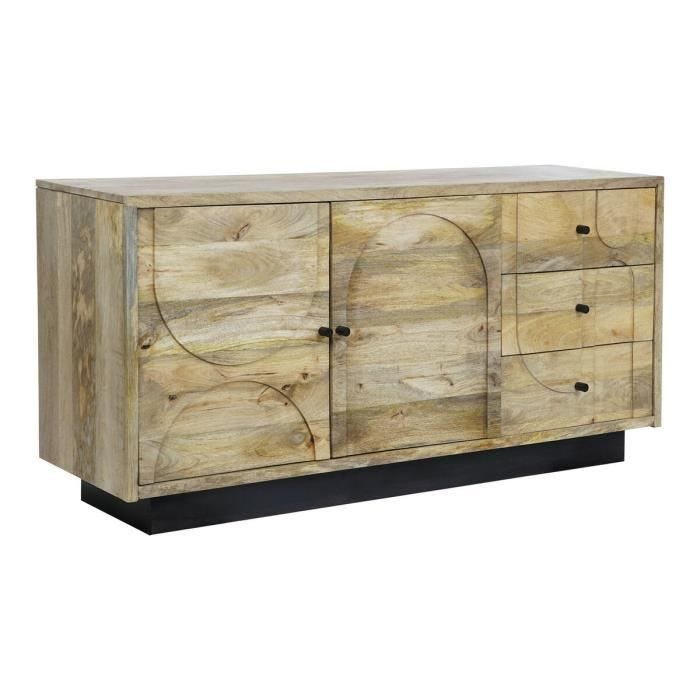 buffet 160 x 42 x 82 cm bois de manguier