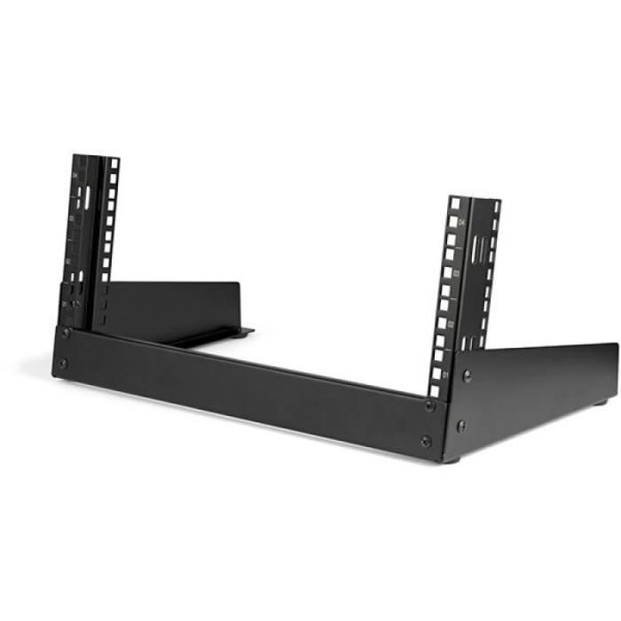 startech 4u open frame desktop rack - 2 post - weight cap. 66 lbs. noir noir Noir