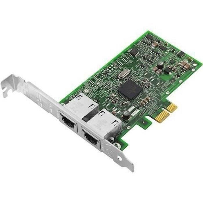 Adaptateur réseau - LENOVO - ThinkSystem NetXtreme - PCIe 2.0 x4 - Gigabit Ethernet x2 - Profil bas