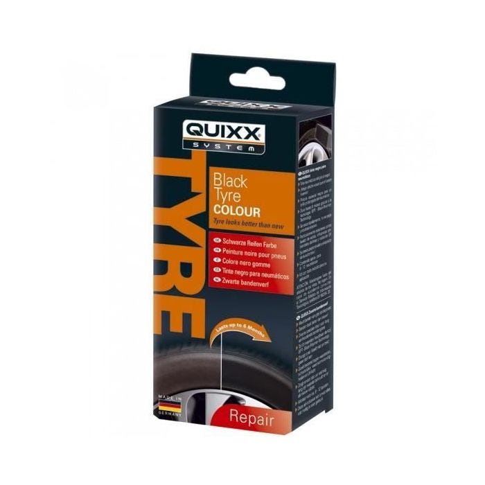 Pneu noir - TIRE QUIXX - 75 ml - Protection UV - Brillance - Longue durée