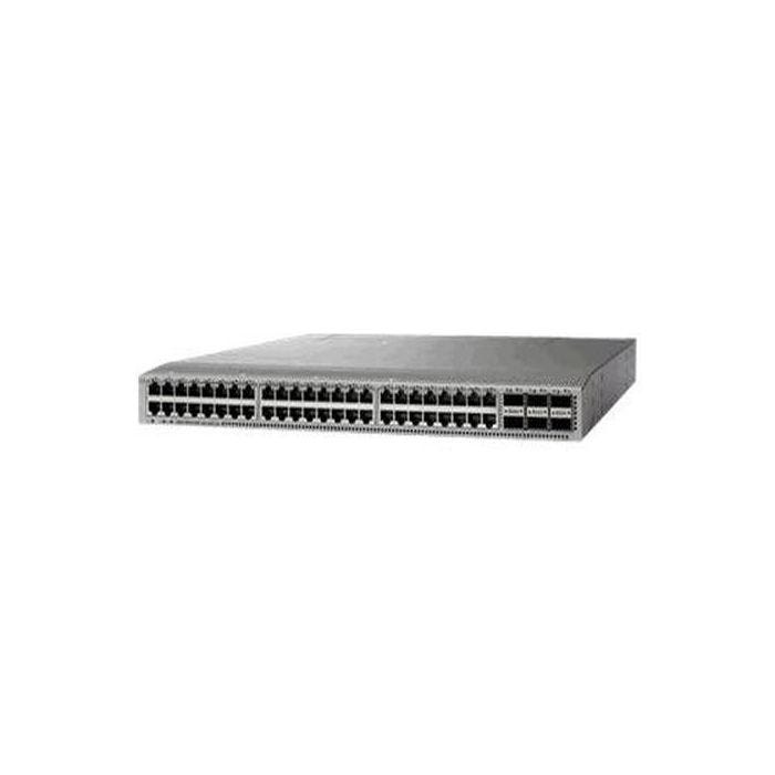 Commuteur CISCO Nexus 9300 avec 48 ports 1/10/25G et 6 ports 40/100G, MACsec intégré et prise en charge de SyncE.