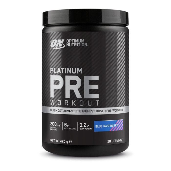 Pre-workout Optimum Nutrition - Platinum Pre-Workout - Blue Raspberry 420g