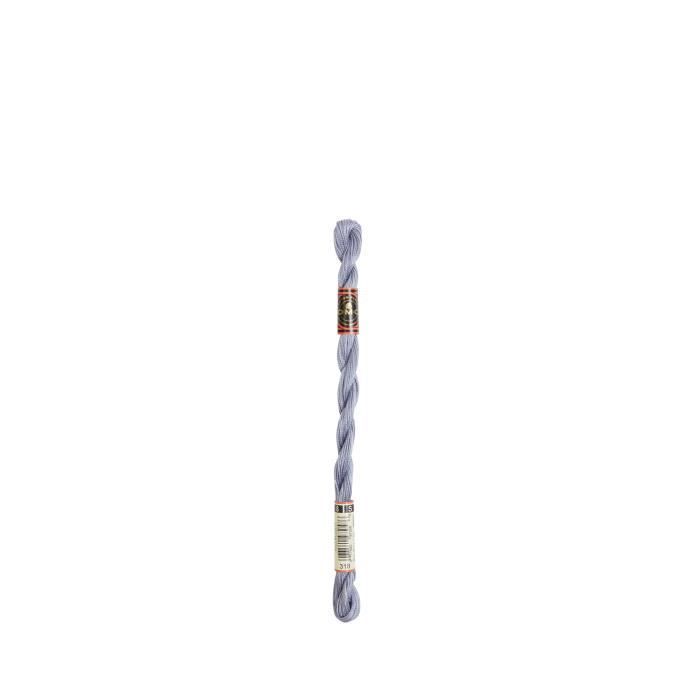 Fil - DMC - Coton Perlé Small N8 - Couleur 318 - 100% Coton - 25 mètres