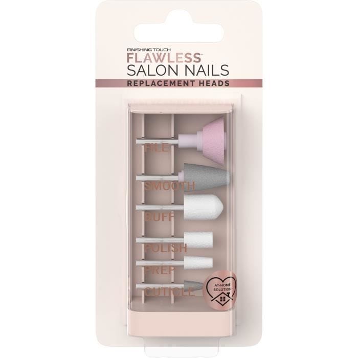 Accessoires Manucure et Pédicure - FLAWLESS FINISH - Flawless Nails - Set de 6 Têtes de Rechange