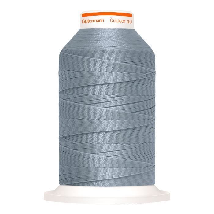 Fil à coudre - Gütermann - Outdoor - 400m - Gris moyen - Résistant aux intempéries