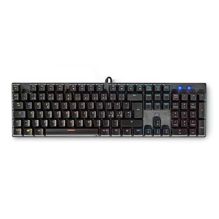 Nedis Clavier de jeu filaire | GKBDM110BKND |Noir